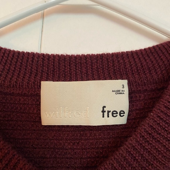 Wilfred free cropped knit sweater - Picture 3 of 3